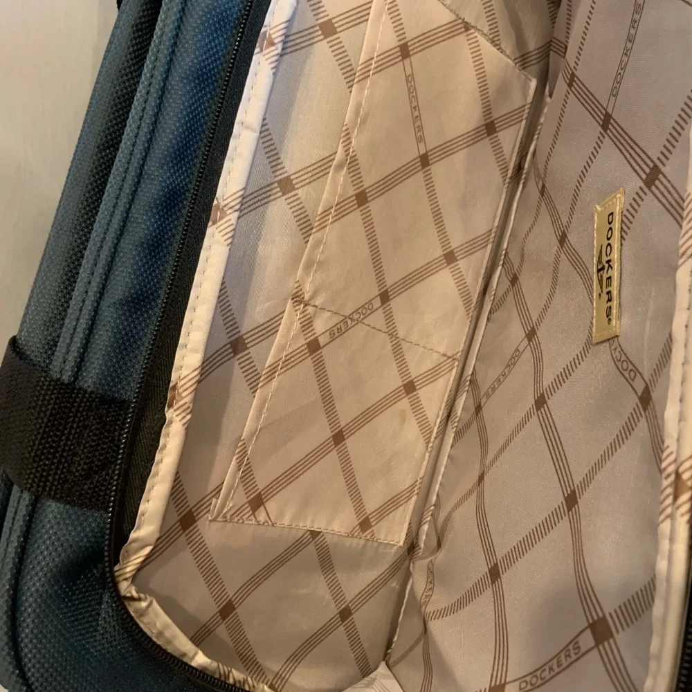 Dockers Travel Shoulder Carry-On Laptop Bag in Blue